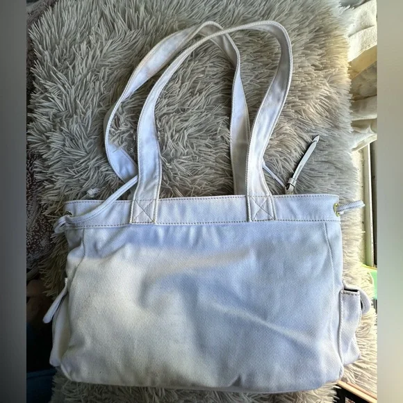 True Religion Multi-Pocket Denim Tote NWOT - Picture 6 of 16